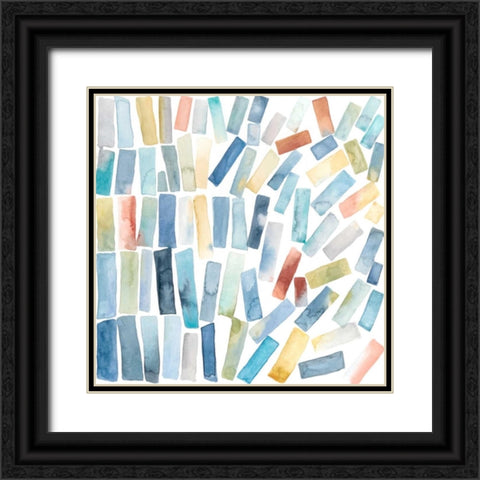 Group Think I Black Ornate Wood Framed Art Print with Double Matting by Meagher, Megan