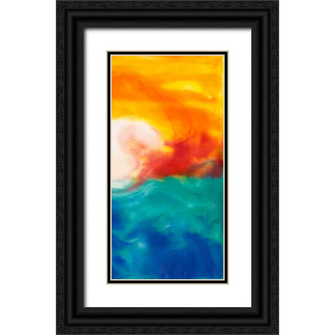Marsh Sunrise II Black Ornate Wood Framed Art Print with Double Matting by Ludwig, Alicia