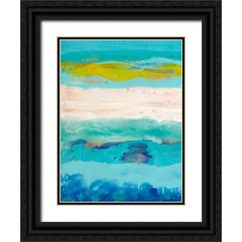 Salt Air I Black Ornate Wood Framed Art Print with Double Matting by Ludwig, Alicia