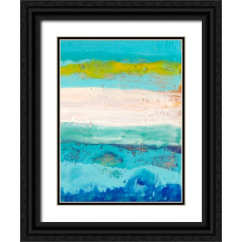 Salt Air II Black Ornate Wood Framed Art Print with Double Matting by Ludwig, Alicia