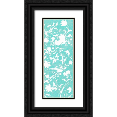 Graphic Chinoiserie II Black Ornate Wood Framed Art Print with Double Matting by McCavitt, Naomi