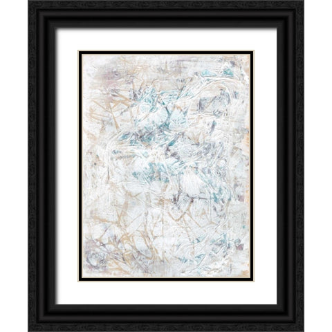 Dendrite I Black Ornate Wood Framed Art Print with Double Matting by Stramel, RenTe W.