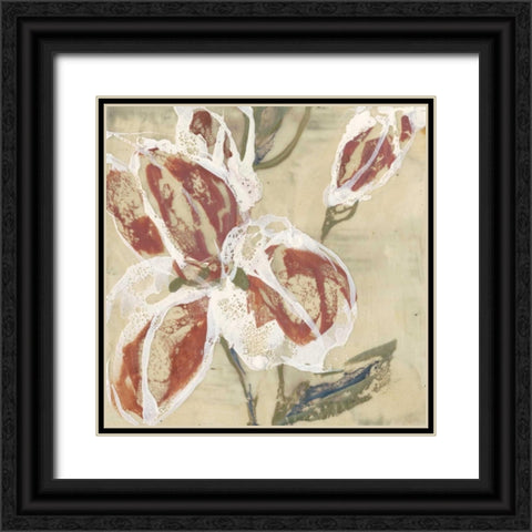 Lilys Breath II Black Ornate Wood Framed Art Print with Double Matting by Goldberger, Jennifer