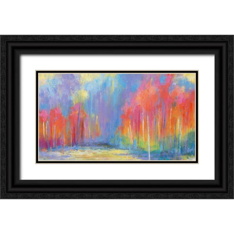 Woods Splash Black Ornate Wood Framed Art Print with Double Matting by Bothne, Janet