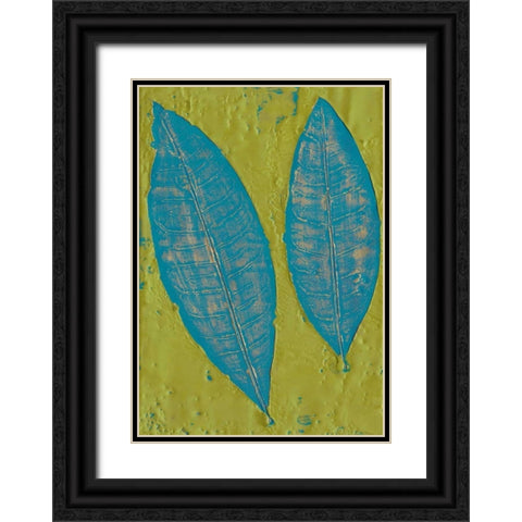 Tropicale II Black Ornate Wood Framed Art Print with Double Matting by Ludwig, Alicia