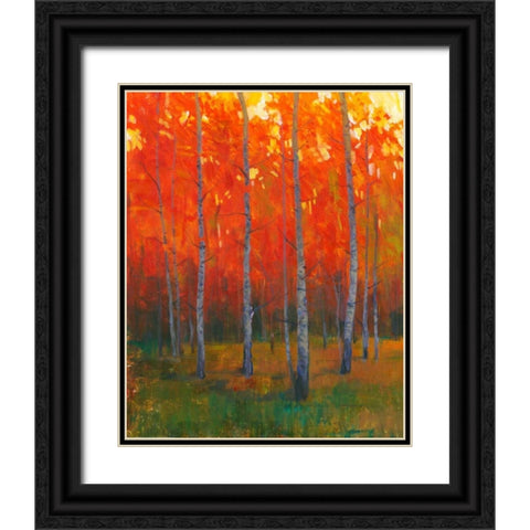 Changing Colors II Black Ornate Wood Framed Art Print with Double Matting by OToole, Tim