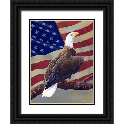 In All Its Glory Black Ornate Wood Framed Art Print with Double Matting by Szatkowski, Fred