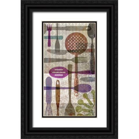 On the Table I Black Ornate Wood Framed Art Print with Double Matting by Burghardt, James