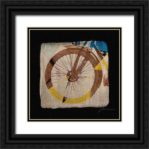 RPM Tiles III Black Ornate Wood Framed Art Print with Double Matting by Burghardt, James