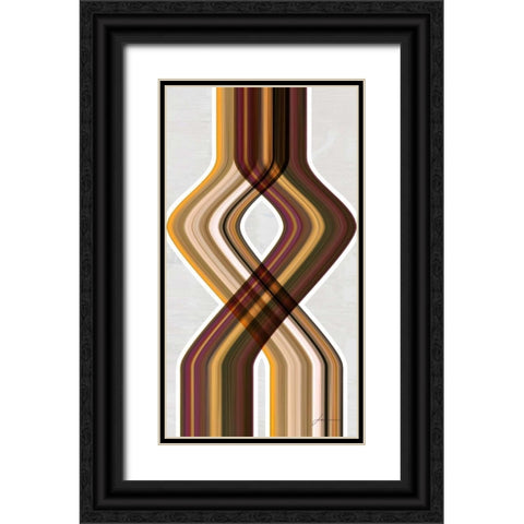 Modern Dance IV Black Ornate Wood Framed Art Print with Double Matting by Burghardt, James