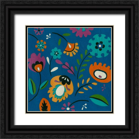 Calliope III Black Ornate Wood Framed Art Print with Double Matting by Zarris, Chariklia