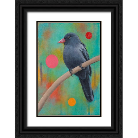 Mysteries of the Universe XV Black Ornate Wood Framed Art Print with Double Matting by Evans, Bridget G.