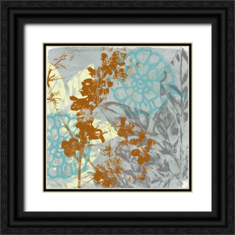 Tropical Interplay I Black Ornate Wood Framed Art Print with Double Matting by Goldberger, Jennifer