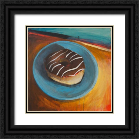 Fresh Daily I Black Ornate Wood Framed Art Print with Double Matting by Evans, Bridget G.