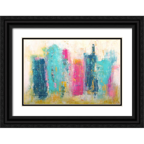 City Dreams Black Ornate Wood Framed Art Print with Double Matting by Ashley, Erin