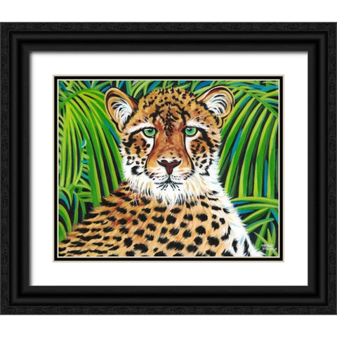 Wild Beauties II Black Ornate Wood Framed Art Print with Double Matting by Vitaletti, Carolee