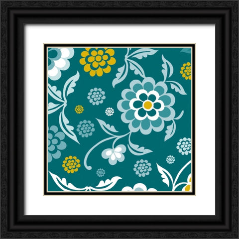 Emerald Forest III Black Ornate Wood Framed Art Print with Double Matting by Ketchum, Nicole