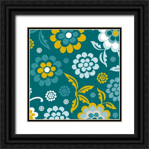 Emerald Forest IV Black Ornate Wood Framed Art Print with Double Matting by Ketchum, Nicole