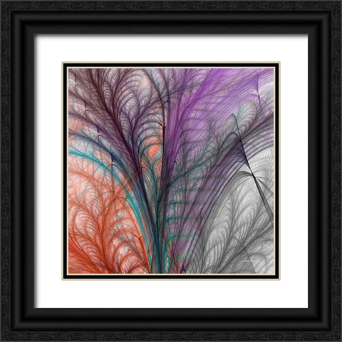 Sea Fern II Black Ornate Wood Framed Art Print with Double Matting by Burghardt, James