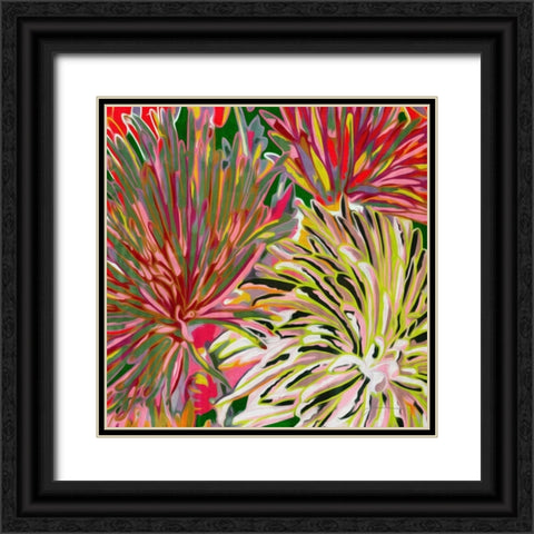 Spring Mix I Black Ornate Wood Framed Art Print with Double Matting by Burghardt, James