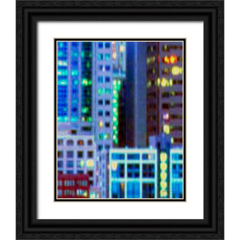 Metropolitain II Black Ornate Wood Framed Art Print with Double Matting by Burghardt, James