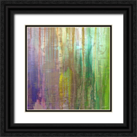 Rushes IV Black Ornate Wood Framed Art Print with Double Matting by Butler, John