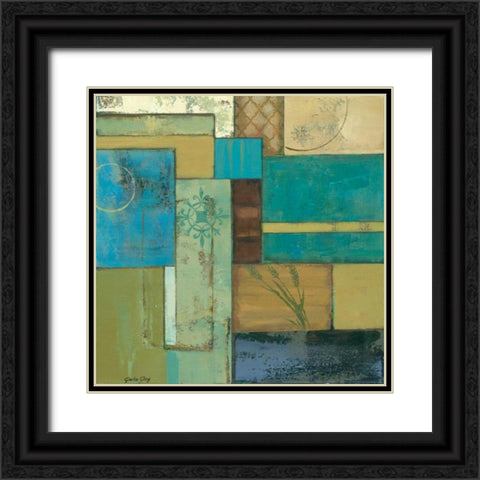 Fossil Infusion IV b Black Ornate Wood Framed Art Print with Double Matting by Joy, Julie