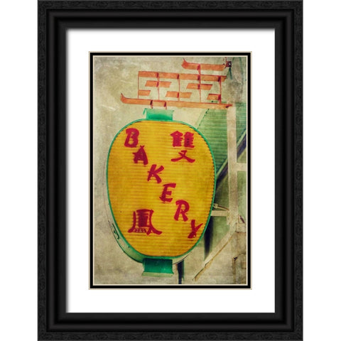 Vintage LA XII Black Ornate Wood Framed Art Print with Double Matting by Malek, Honey