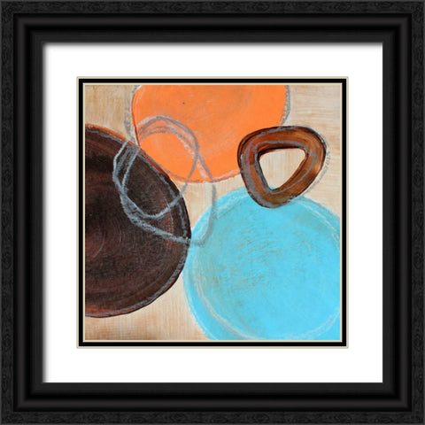 Sparkling Mix I Black Ornate Wood Framed Art Print with Double Matting by Orlov, Irena