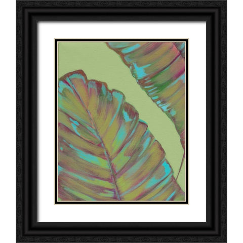 Kona Garden I Black Ornate Wood Framed Art Print with Double Matting by Fuchs, Jodi