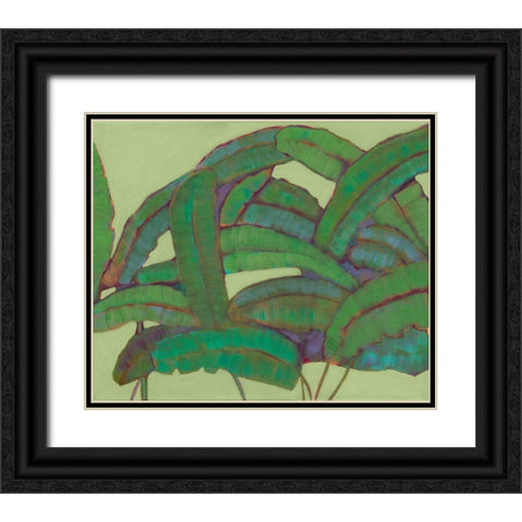 Kona Garden II Black Ornate Wood Framed Art Print with Double Matting by Fuchs, Jodi