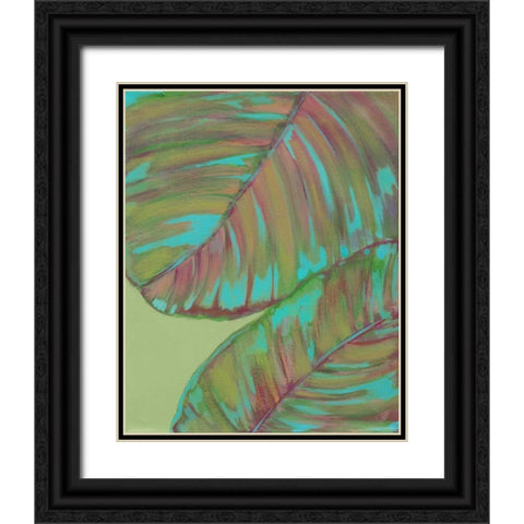 Kona Garden III Black Ornate Wood Framed Art Print with Double Matting by Fuchs, Jodi