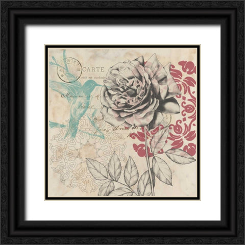 Beautiful Bounty II Black Ornate Wood Framed Art Print with Double Matting by Goldberger, Jennifer