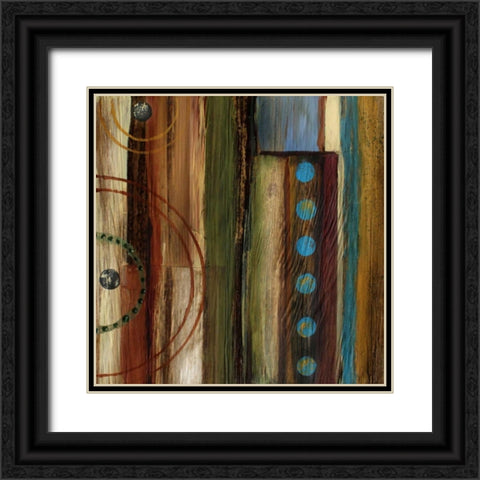 Spice Impressions III Black Ornate Wood Framed Art Print with Double Matting by Orlov, Irena