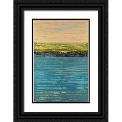 Easy Reflections V Black Ornate Wood Framed Art Print with Double Matting by Avondet, Natalie