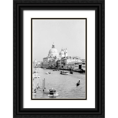 Venice Scenes III Black Ornate Wood Framed Art Print with Double Matting by Pica, Jeff