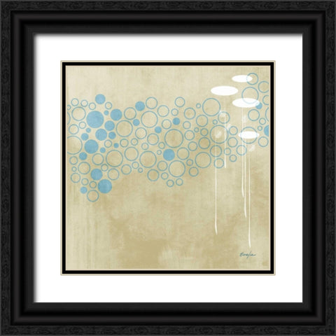 Summer Crest II Black Ornate Wood Framed Art Print with Double Matting by Evelia Designs