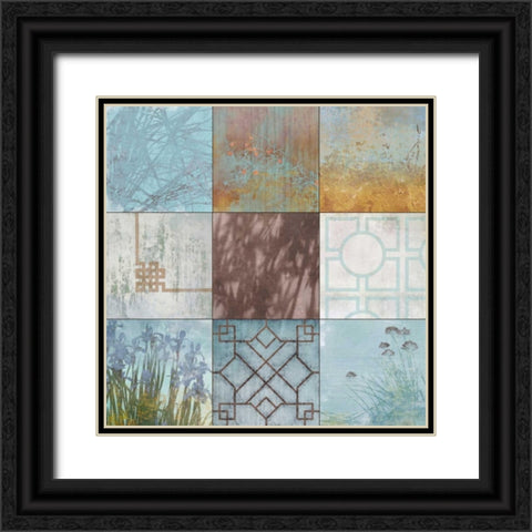 Spa Nine I Black Ornate Wood Framed Art Print with Double Matting by Evelia Designs