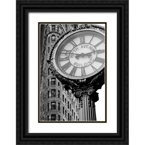 City Details III Black Ornate Wood Framed Art Print with Double Matting by Pica, Jeff