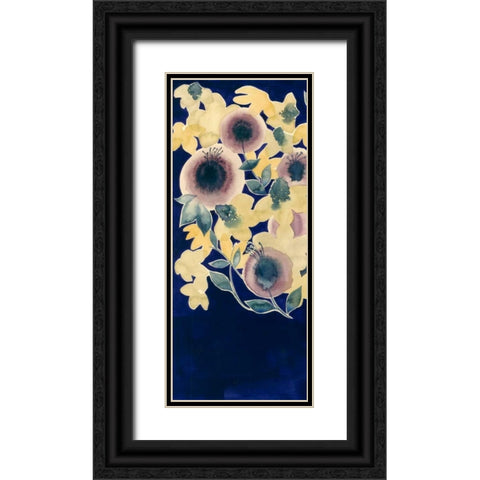 Botanical Gale I Black Ornate Wood Framed Art Print with Double Matting by Popp, Grace