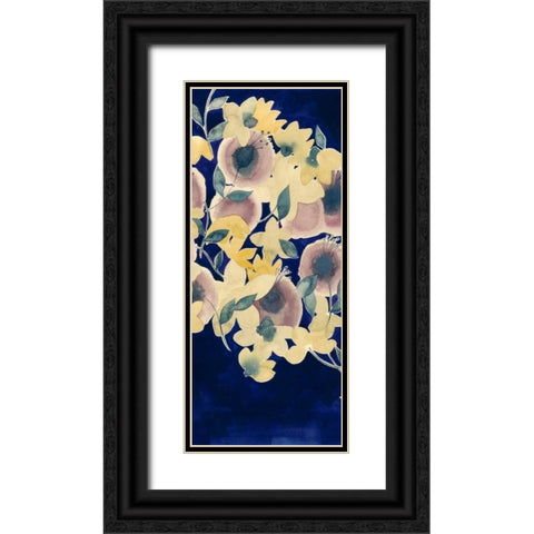 Botanical Gale II Black Ornate Wood Framed Art Print with Double Matting by Popp, Grace