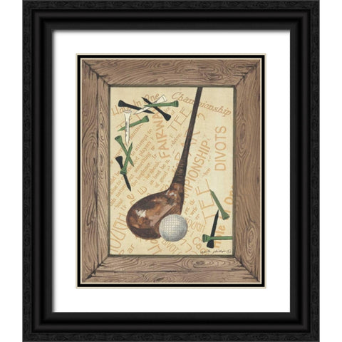 Driver Black Ornate Wood Framed Art Print with Double Matting by Phillips, Anita