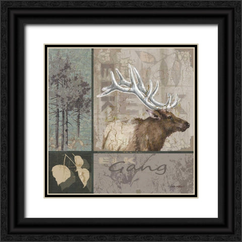 Gang Black Ornate Wood Framed Art Print with Double Matting by Phillips, Anita