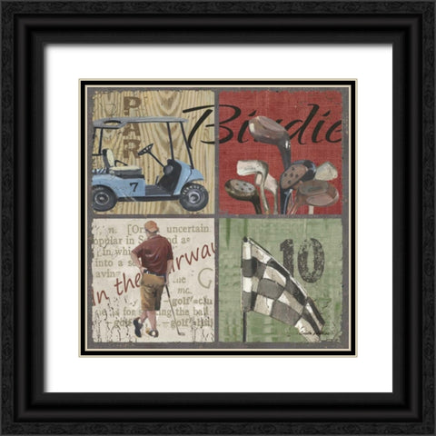 Birdie Black Ornate Wood Framed Art Print with Double Matting by Phillips, Anita