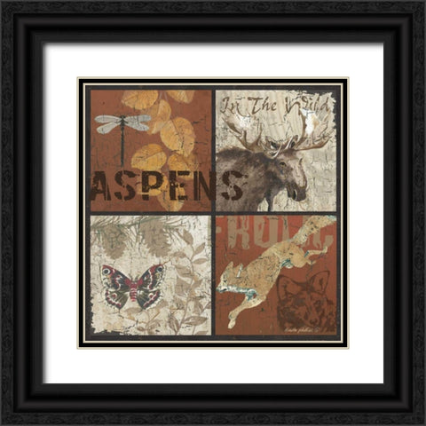 Aspens Black Ornate Wood Framed Art Print with Double Matting by Phillips, Anita