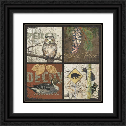 Decoy Black Ornate Wood Framed Art Print with Double Matting by Phillips, Anita