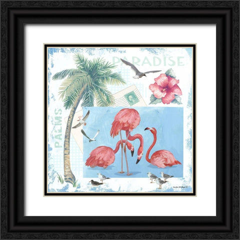 Paradise Black Ornate Wood Framed Art Print with Double Matting by Phillips, Anita