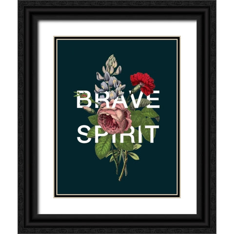 Brave Spirit Black Ornate Wood Framed Art Print with Double Matting by Perrenoud, Aubree
