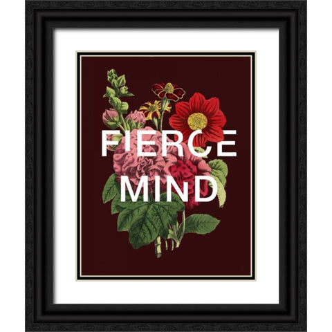 Fierce Mind Black Ornate Wood Framed Art Print with Double Matting by Perrenoud, Aubree