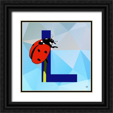 L Black Ornate Wood Framed Art Print with Double Matting by Perrenoud, Aubree